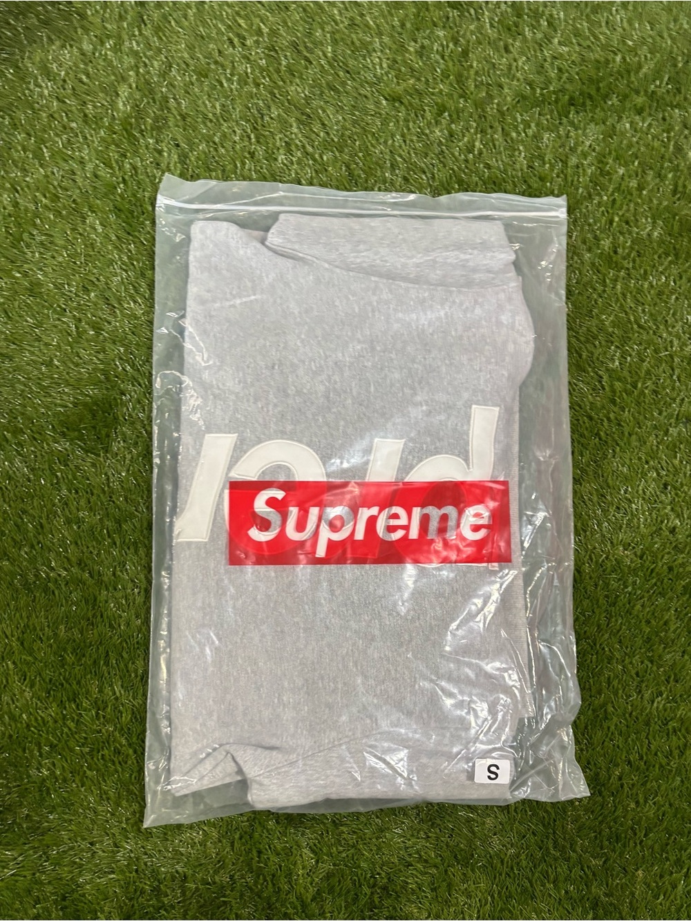 Gray Supreme Hoodie